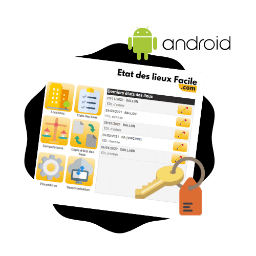 Logiciel état des lieux pour tablette